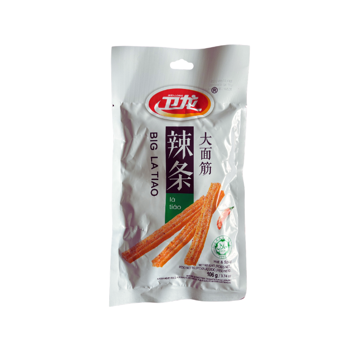 Big La Tiao - bâtonnets sucrés et pimentés chinois (Date courte : 16.06.2026)