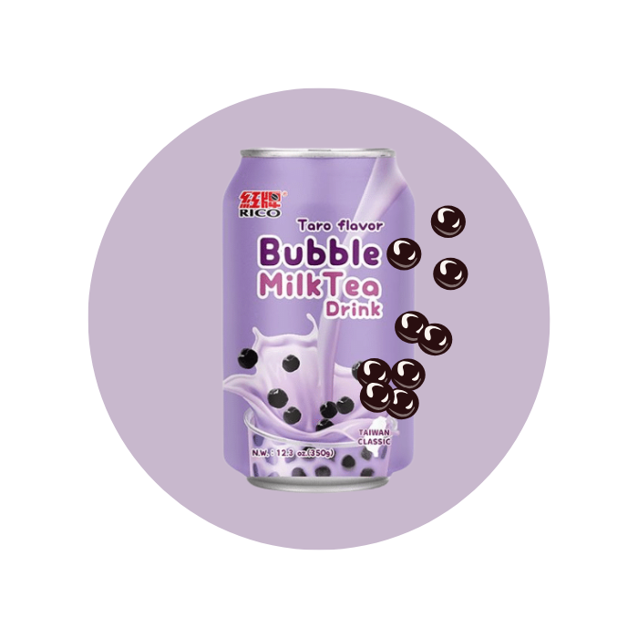 Bubble Milk Tea saveur Taro 350 ml đ„€