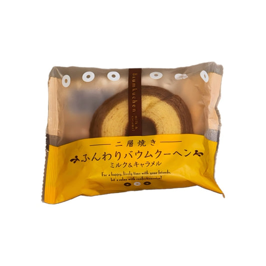 Gâteau à la broche Baumkuchen au lait et caramel TAIYO FOODS 60 g