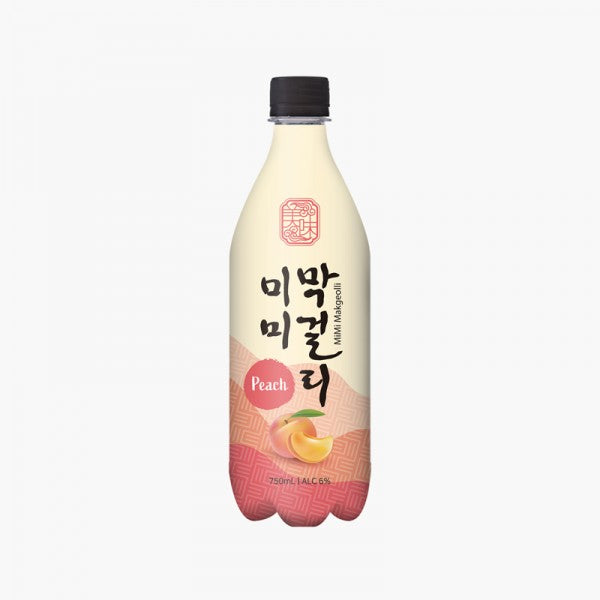 Makgeolli vin de riz coréen pêche mimi KR 6 % 750 ml