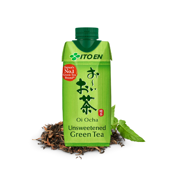 Thé vert Oi-Ocha brique non sucré 33 cl