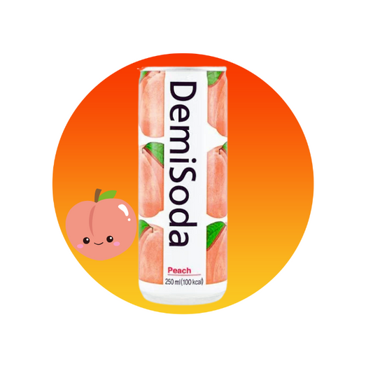 DemiSoda saveur Pêche canette 250 ml