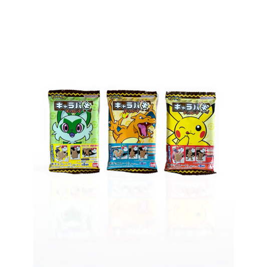 Pokémon Charapaki – Pack de 3 chocolats japonais | Bandai Namco