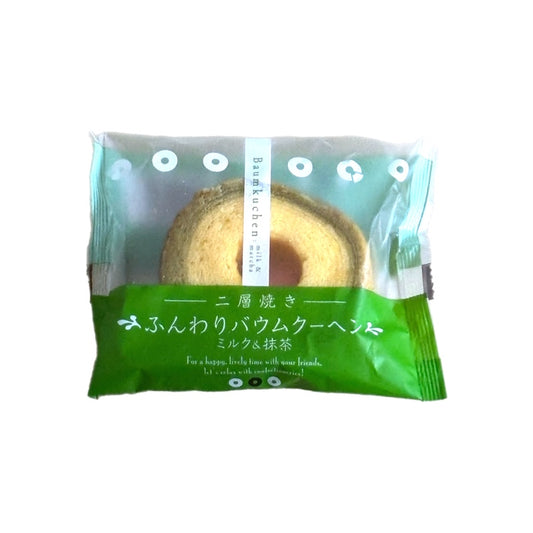 Gâteau à la broche Baumkuchen au lait et matcha TAIYO FOODS 60 g