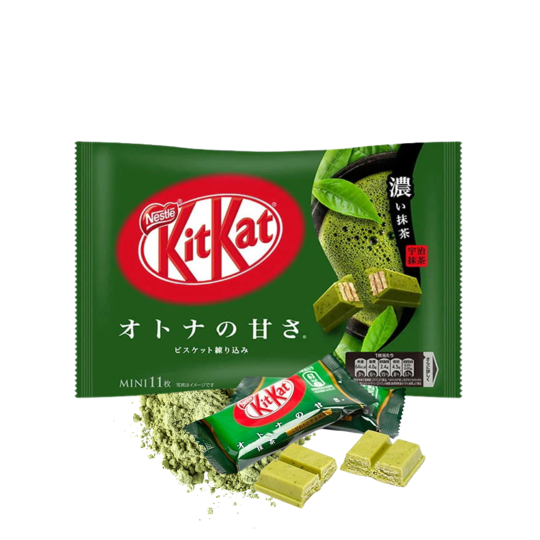 Mini kitkat japonais saveur matcha intense - sachet de 113g
