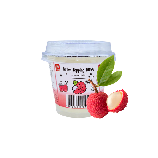 Billes litchi pour bubble tea 120g
