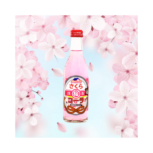 🌸Soda Saveur Sakura : Cherry Blossom Cola 240 ml