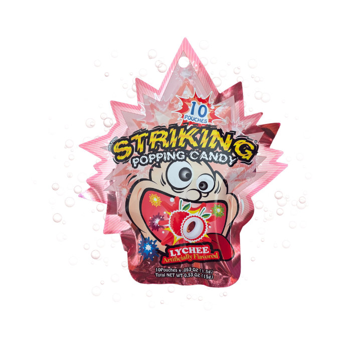 Striking Popping Candy - Goût Lychee 15g