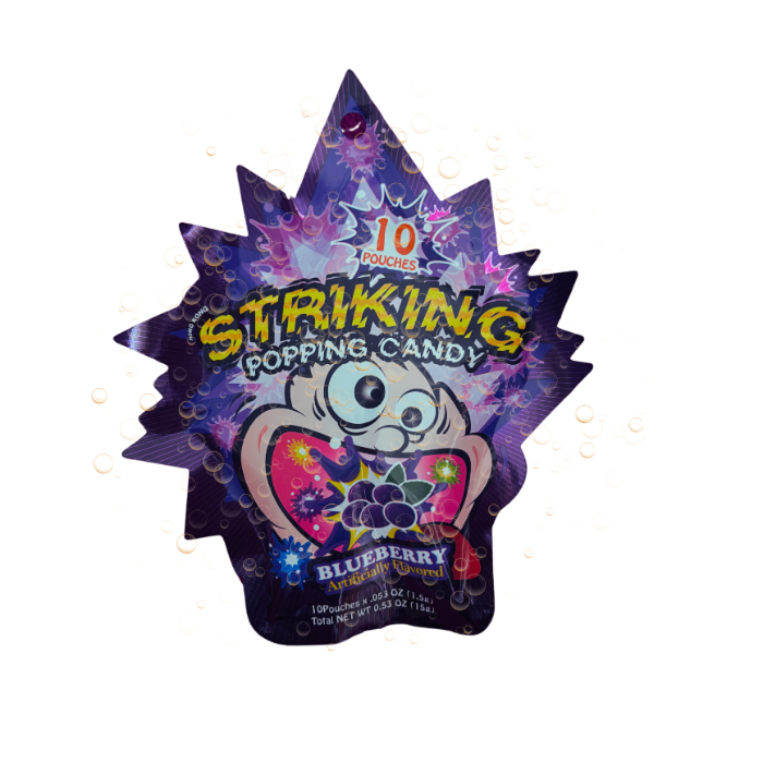 Striking Popping Candy - Goût Myrtille 15g 🫐
