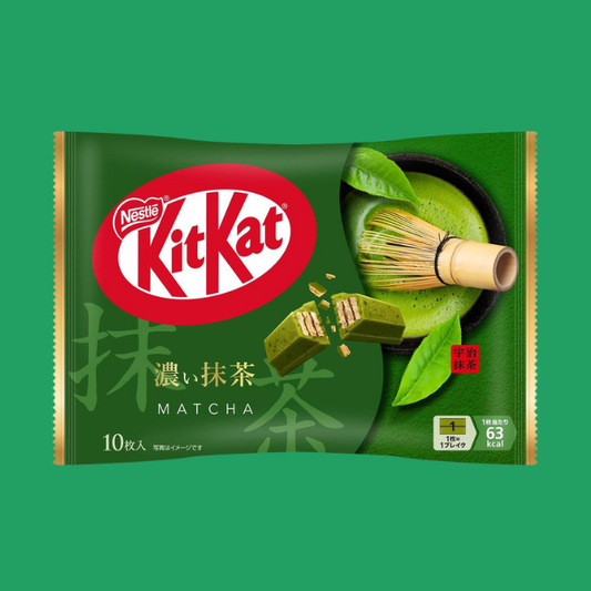 Mini kitkat japonais saveur matcha intense - sachet de 113g