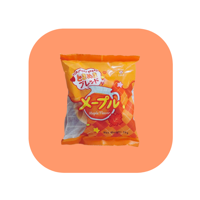 TOKIMEKI Melon pan (pain brioché japonais) saveur sirop d'érable 70g
